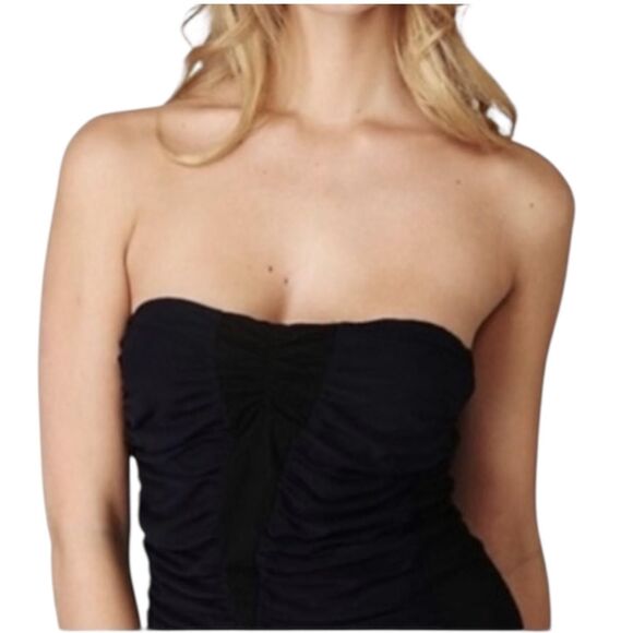 Lauren Ralph Lauren Swimsuit Dress Womens 12 Strapless Skirted Swim LR5F185 - Picture 1 of 10